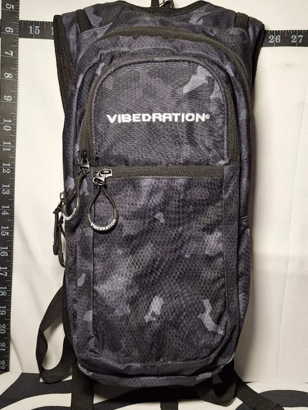 Vibedration Hydration Backpack w/o bladder Black Camo - Used